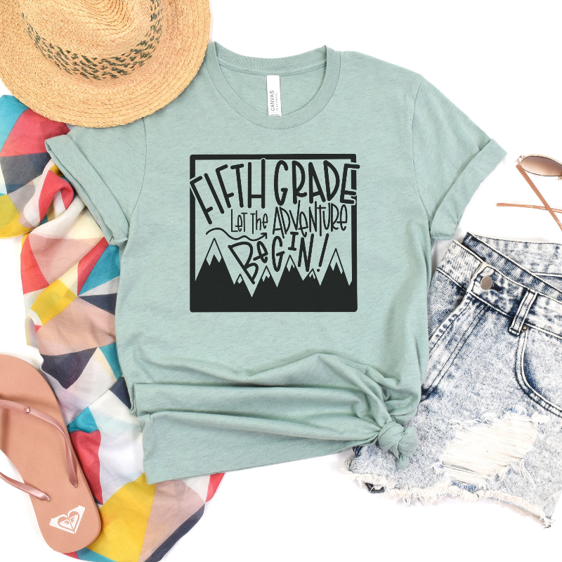 Fifth Grade Adventure (on dusty blue)
