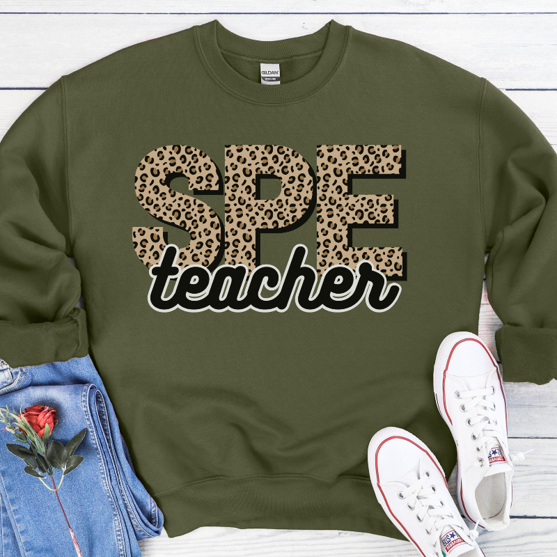 SPE Teacher (on military green) 