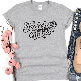 Teacher Vibes (on heather gray)