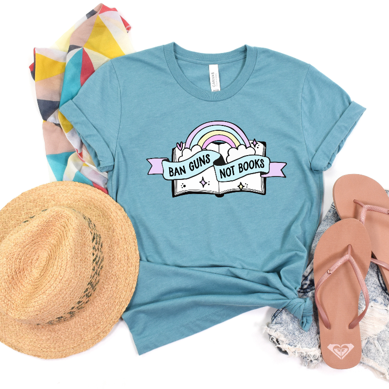 Ban Guns (on heather blue lagoon)