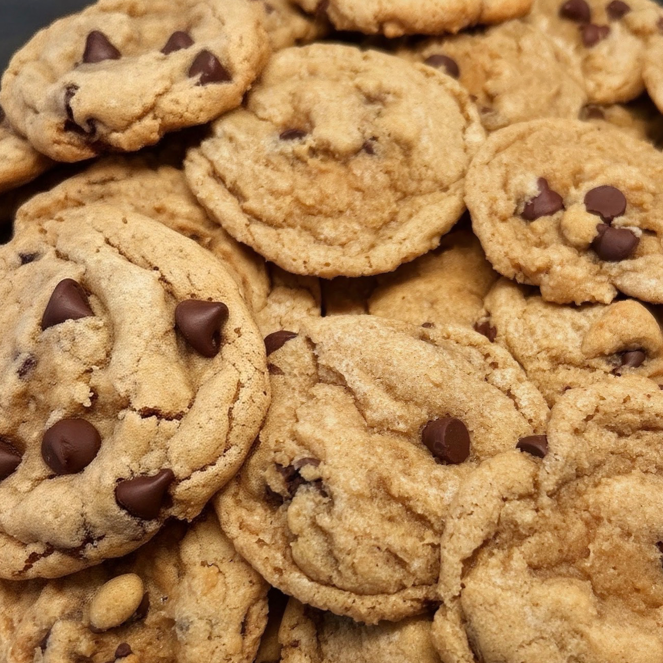 Browned Butter Chocolate Chip & Sea Salt Sourdough Cookies 