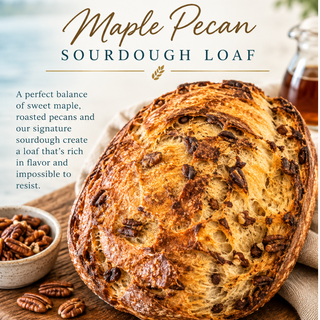 Pecan Maple Sourdough Loaf 🍁