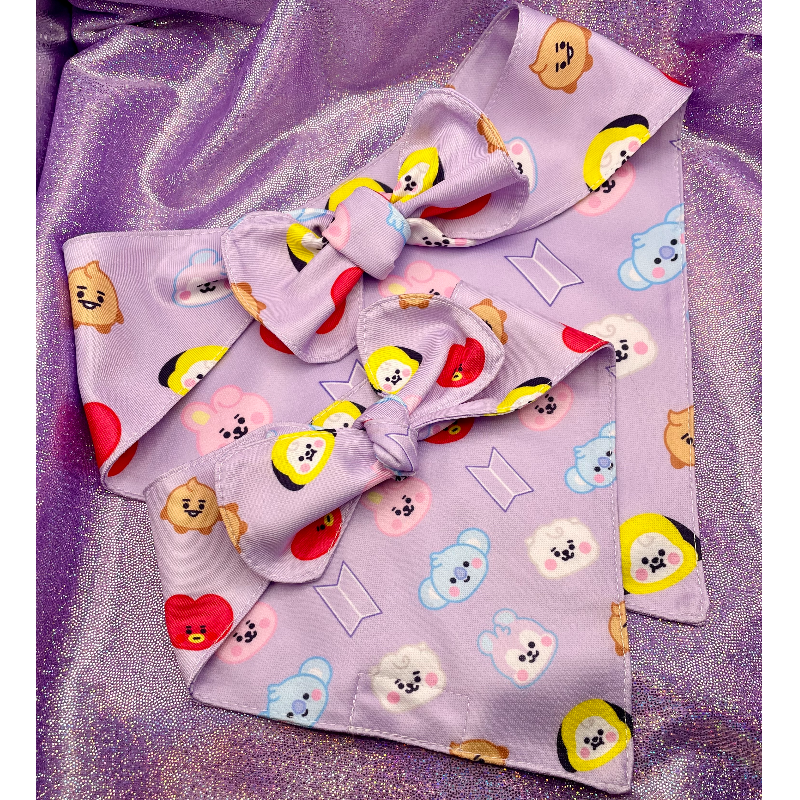 BT21 Baby Face Pet Bandana - Thumbnail (Preview) 3