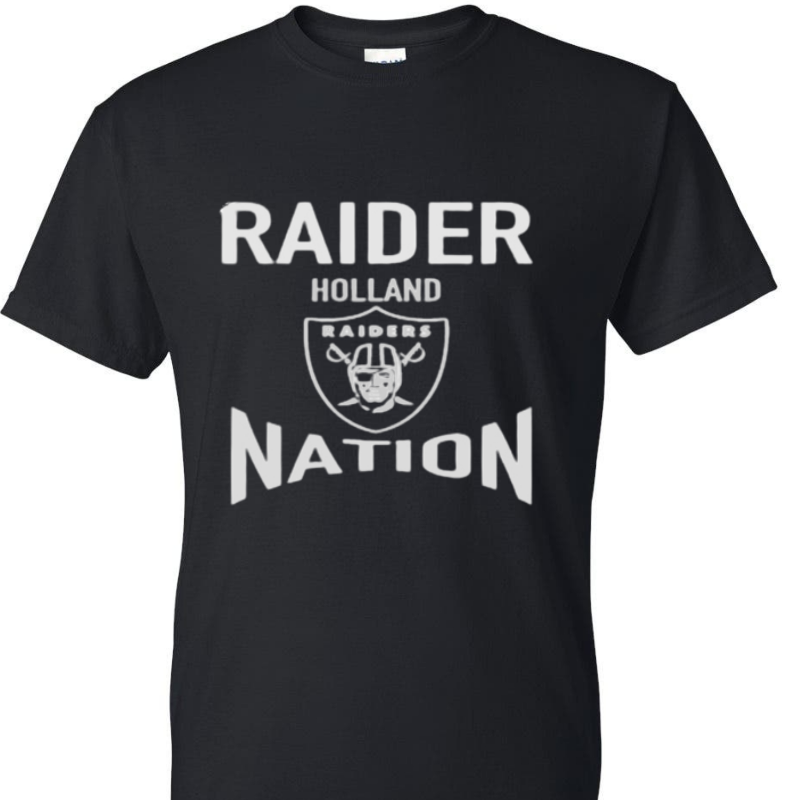 T-Shirt- Black - Raider Nation Main Image