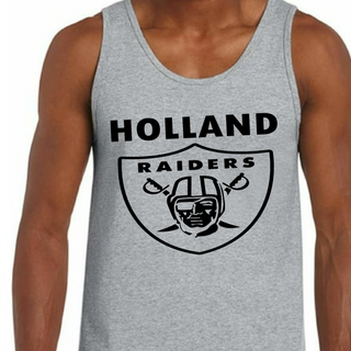 Mens Cotton Tank- Heather Gray