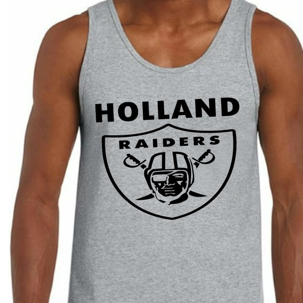 Mens Cotton Tank- Heather Gray Main Image