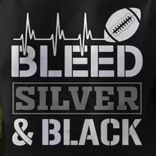 "Bleed Silver & Black" T-Shirt - Black Tshirt