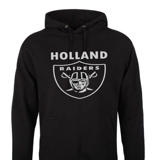 Adult Unisex Pullover Hooded Sweatshirt- Black Main Image