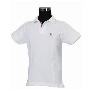 TuffRider Children's Polo Sport Shirt - White - XL