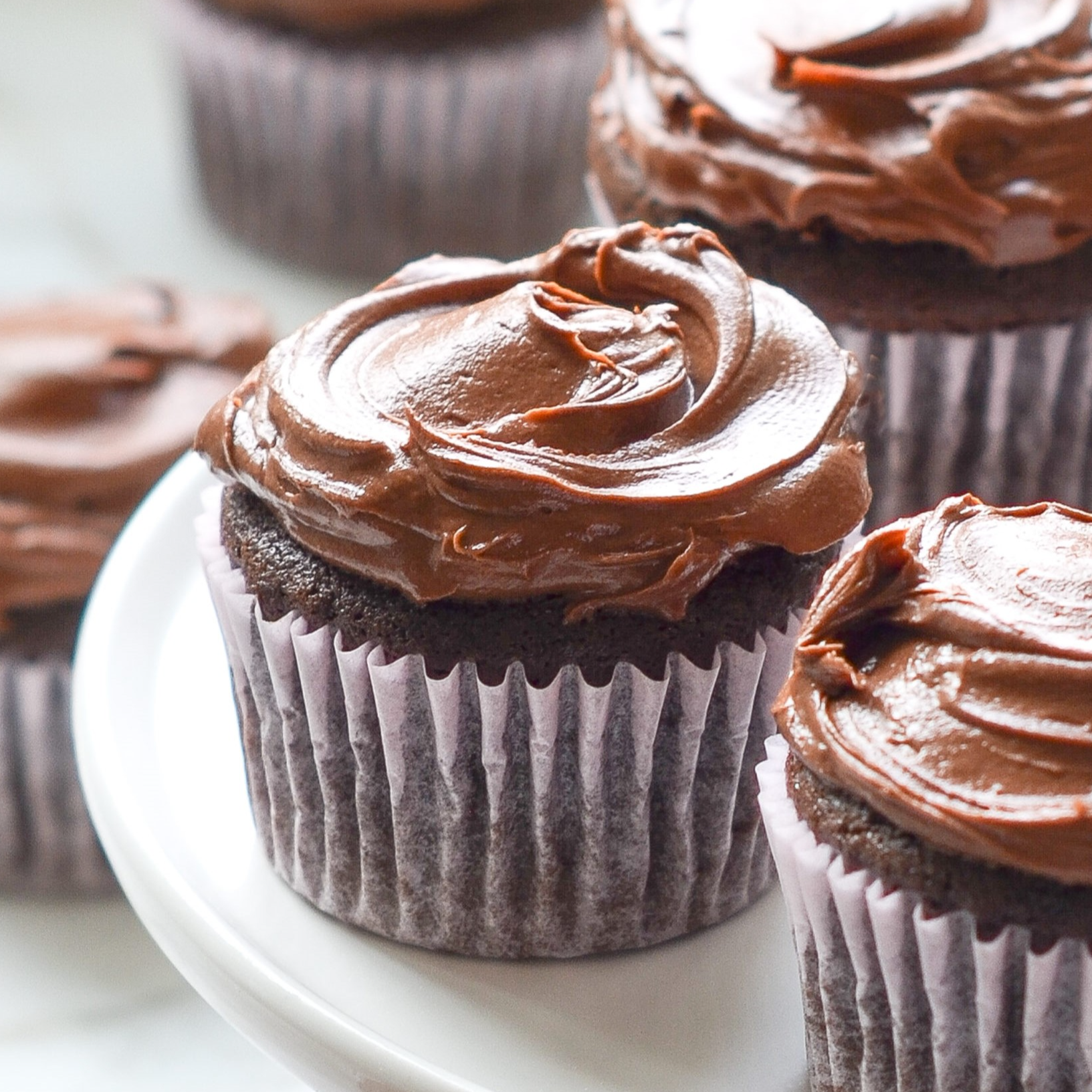Chocolate cupcake with frosting