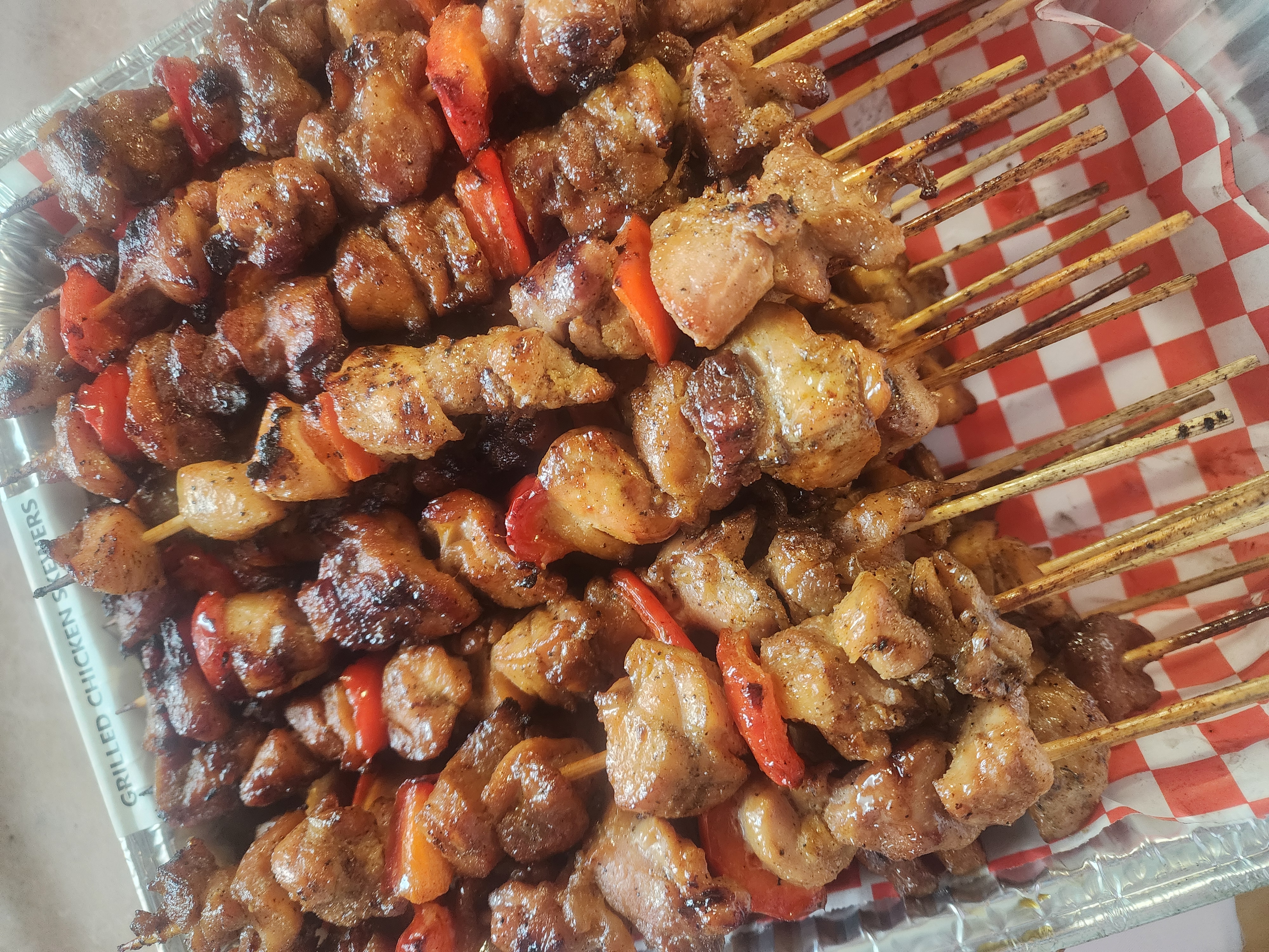 Grilled Chicken Skewers 