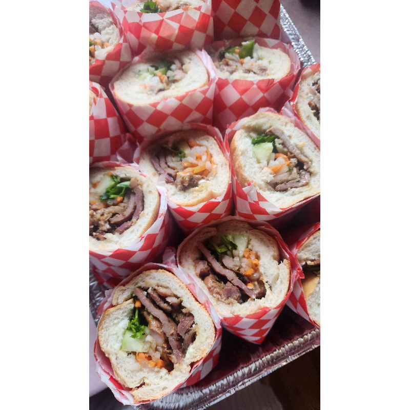 Crispy Pork Belly/ Grilled Pork/Grilled Chicken Banh Mi