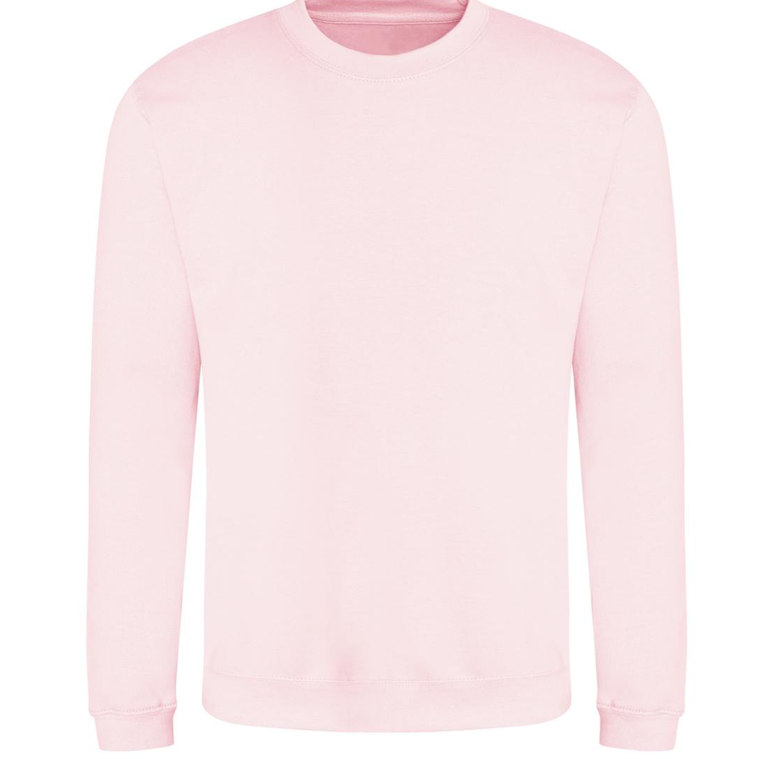 College Sweatshirt Baby Pink VC00BPI Main Image