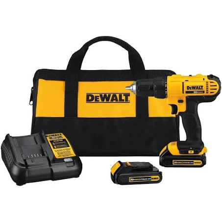 DeWalt 20 Volt 1/2In. Brushed Cordless Compact Drill/Driver Kit