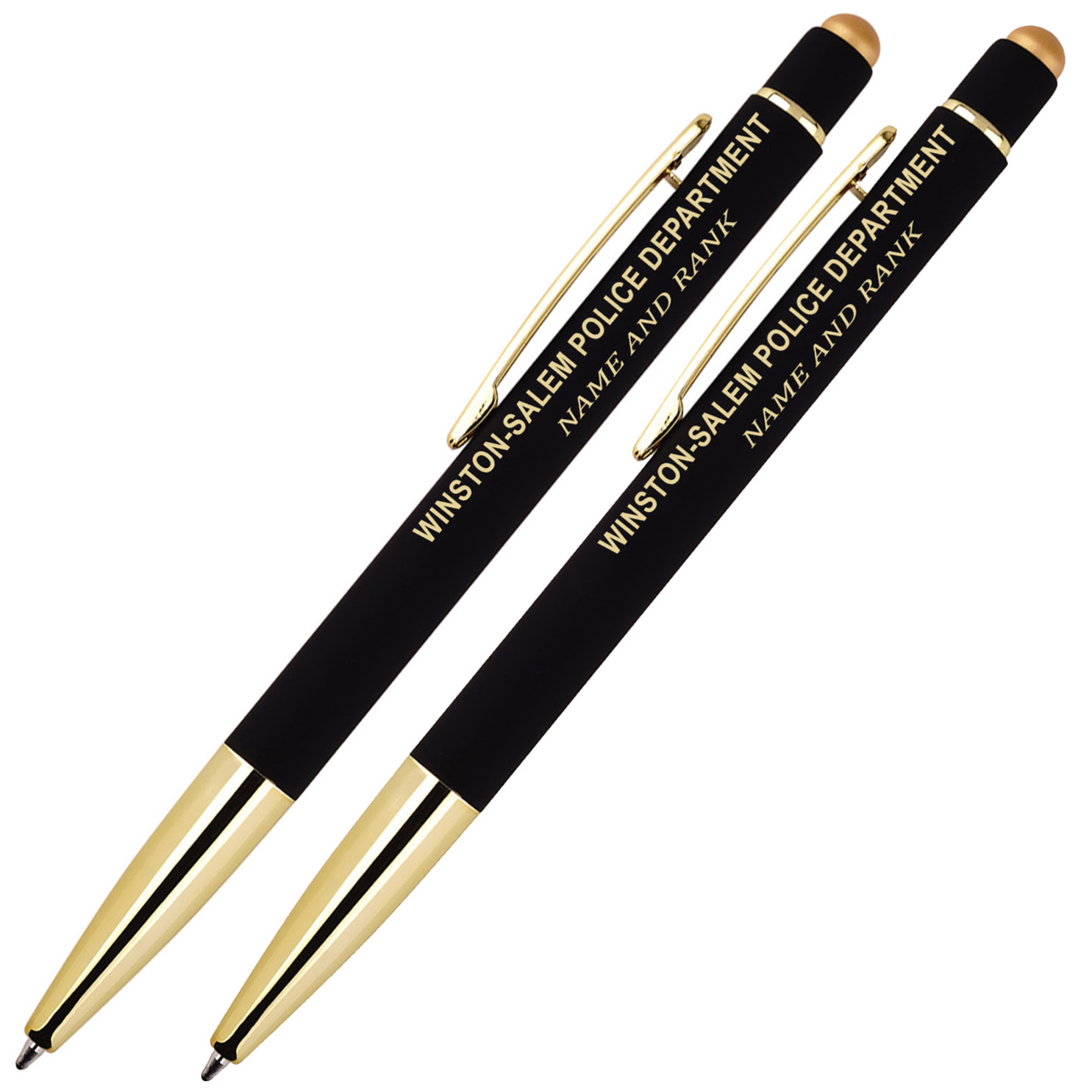 PSC Pay & Take - WSPD Ink Pen Gold Trim 2 in 1 Ballpoint Pen / Stylus