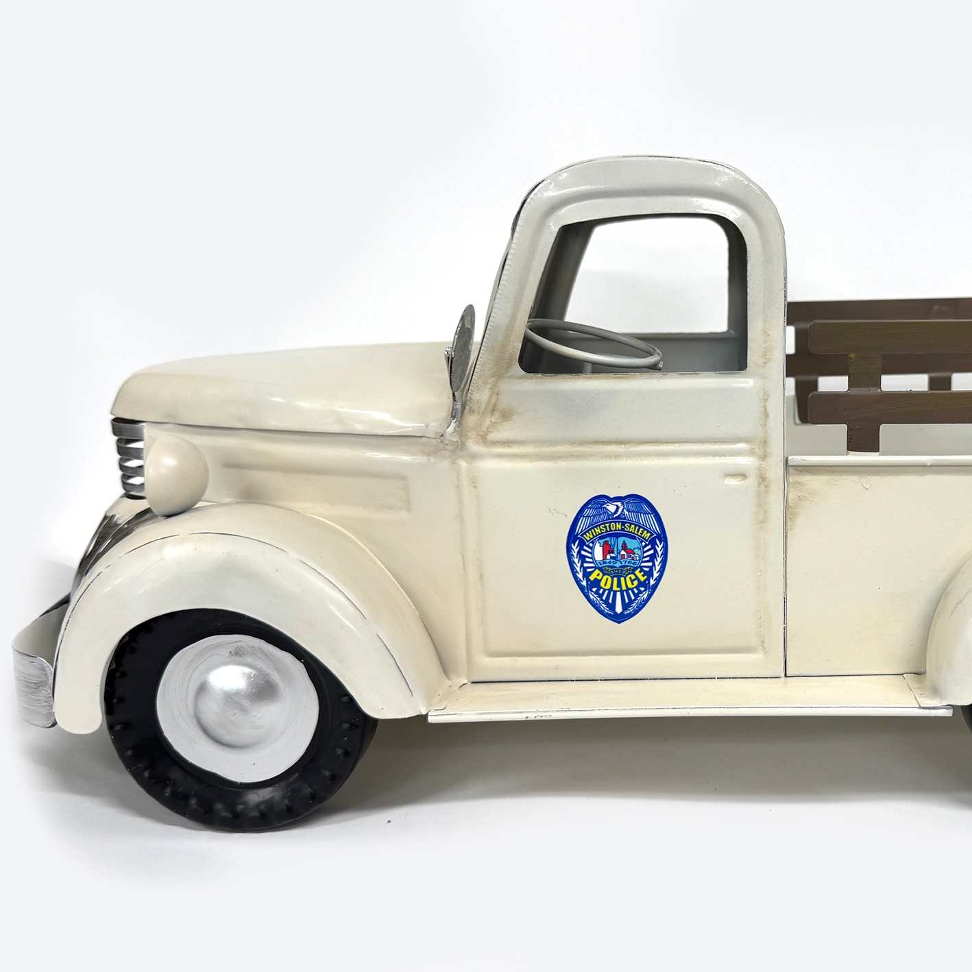 WSPD White Metal Truck