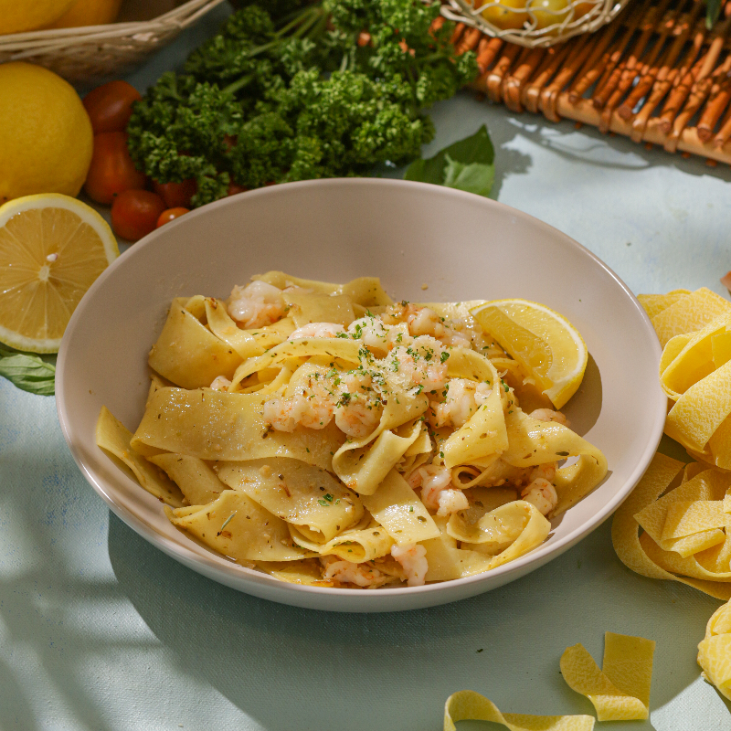 NEW  Pappardelle ai Gamberi Main Image