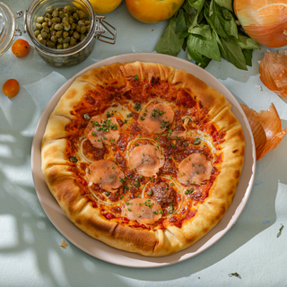 Salmone e Caperi Stuffed Crust