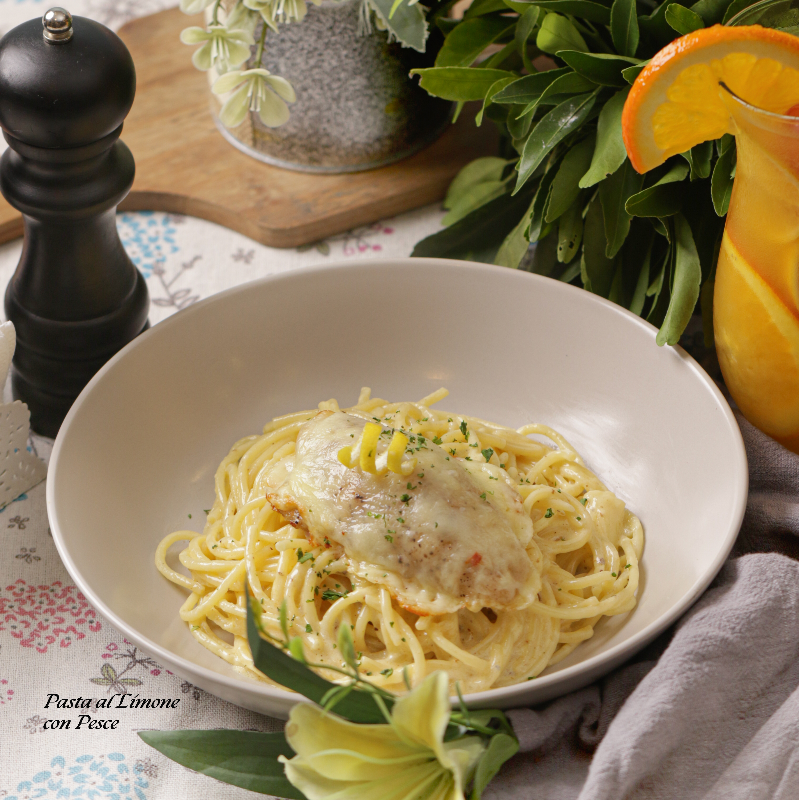 Pasta Al Limone con Pesce
