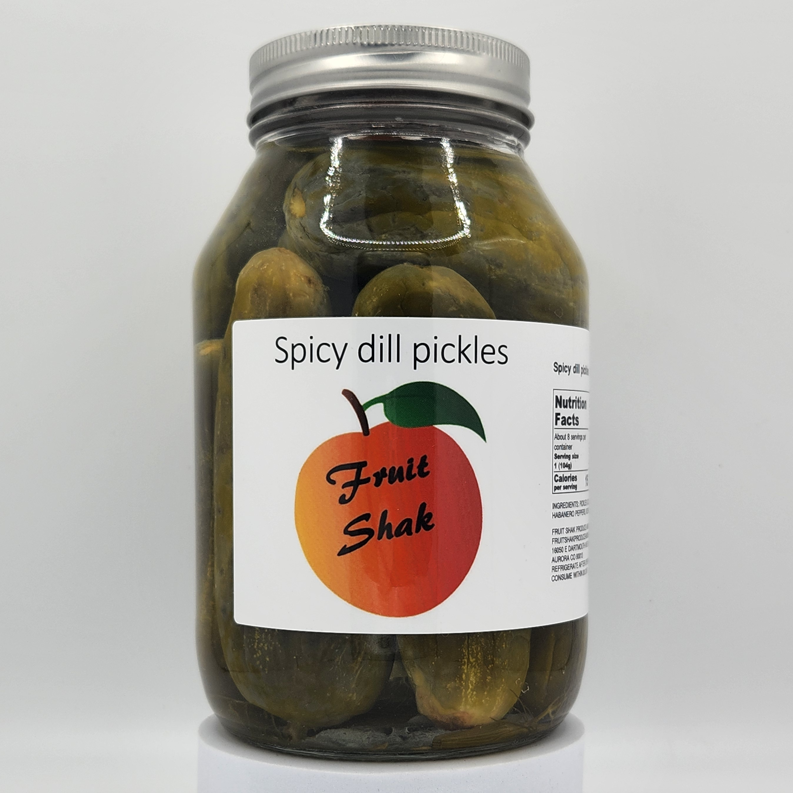 Spicy Dill Pickle (Quart) - 12 pack case