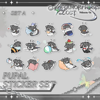 Pupal Sticker Set A