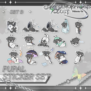 Pupal Sticker Set B