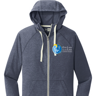 Mens & Ladies New Era® Sueded Cotton Blend Full-Zip Hoodie