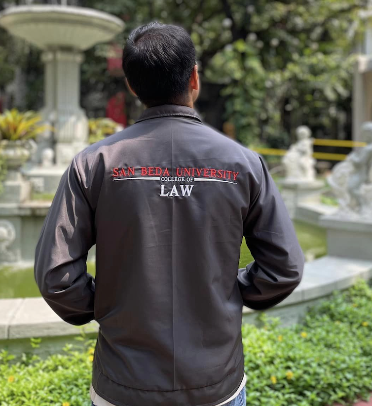 San Beda University Law Corporate Jacket - Gray Main Image