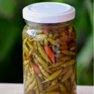 Pickled Kandahari Chillies