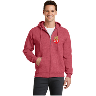 Adult Zip-Up Hoodie (Heart)