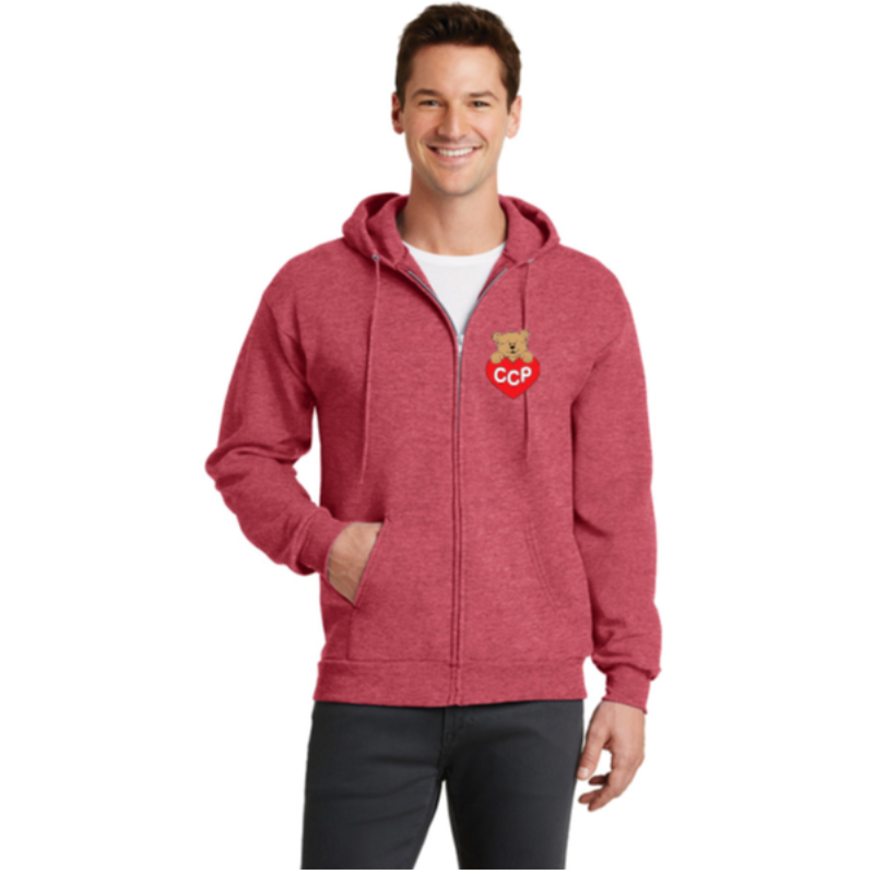 Adult Zip-Up Hoodie (Heart) Main Image