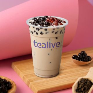 Red Bean Pearl Milk Tea