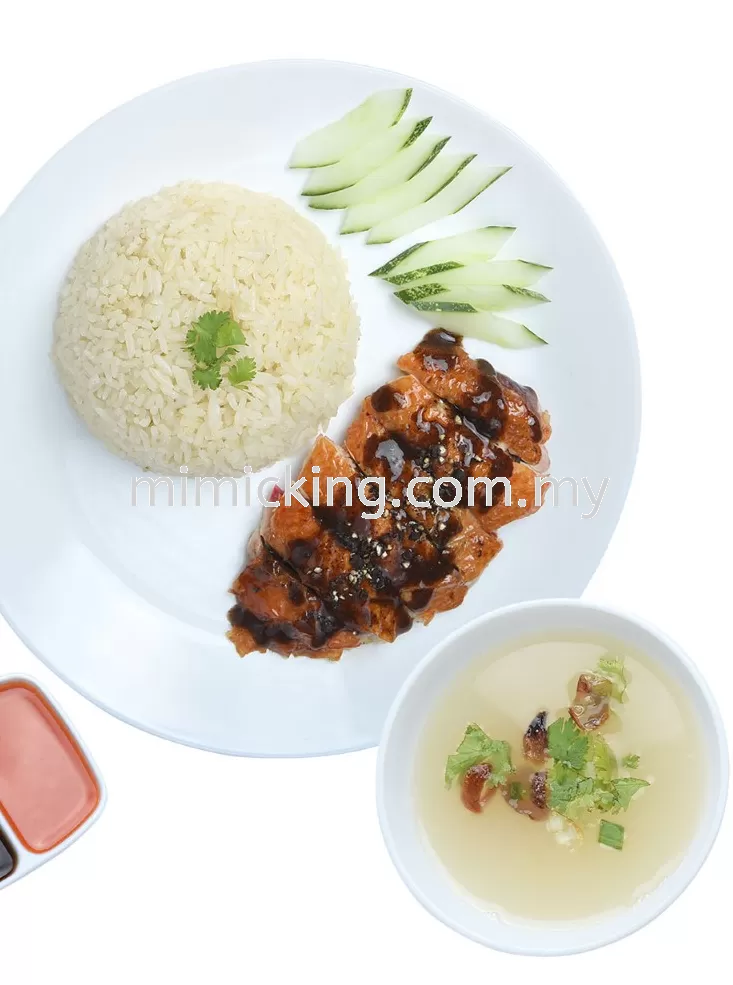 Black Pepper Roasted Chicken Rice Main Image