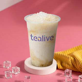 Lychee Sago Tea Smoothie