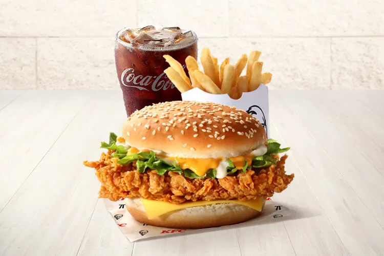 Zinger Cheezy Combo Main Image