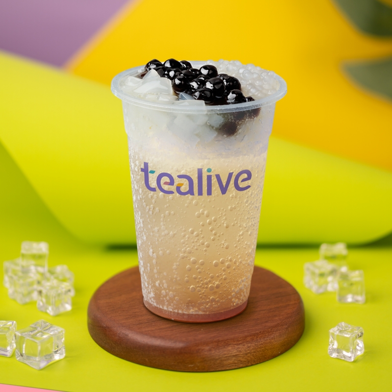 Sparkling Lychee Tea with 3Q Jelly Main Image