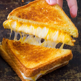 Cheddar and Muenster Grilled Cheese