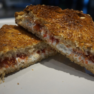 Fig Jam and Goat Cheese Grilled Cheese