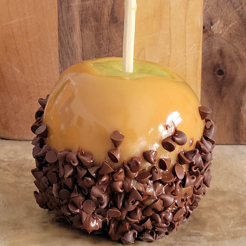 Caramel Apple with Mini Semi-Sweet Chips