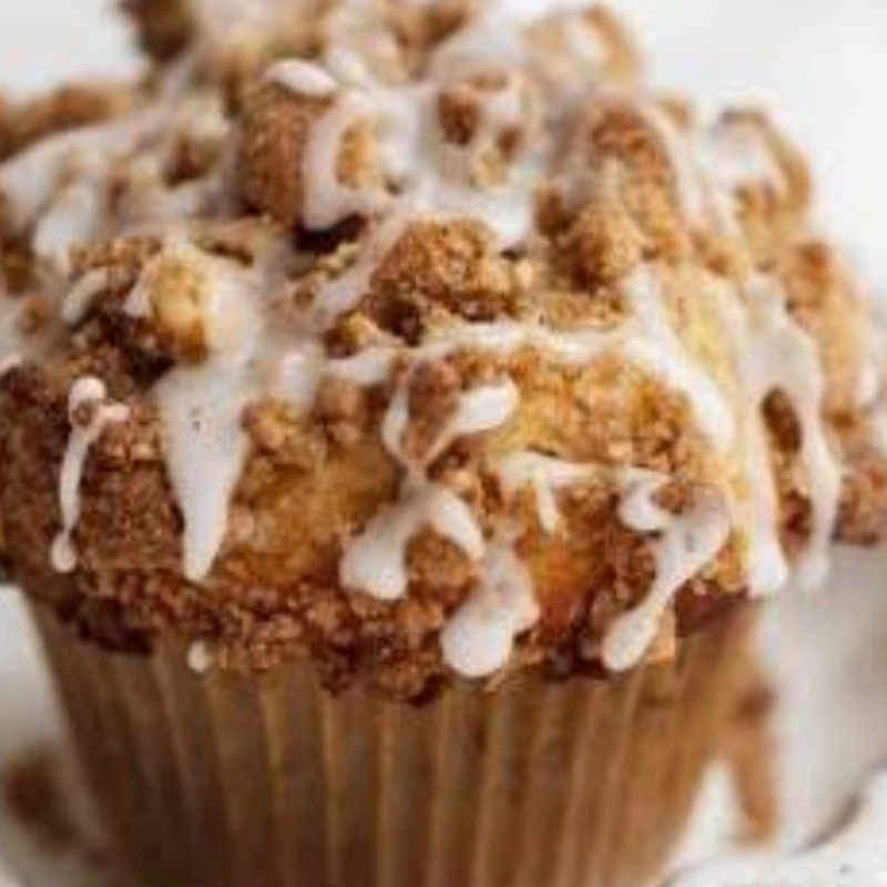 Cinnamon Swirl Symphony: Indulgent Coffee Cake Muffins  Large Image