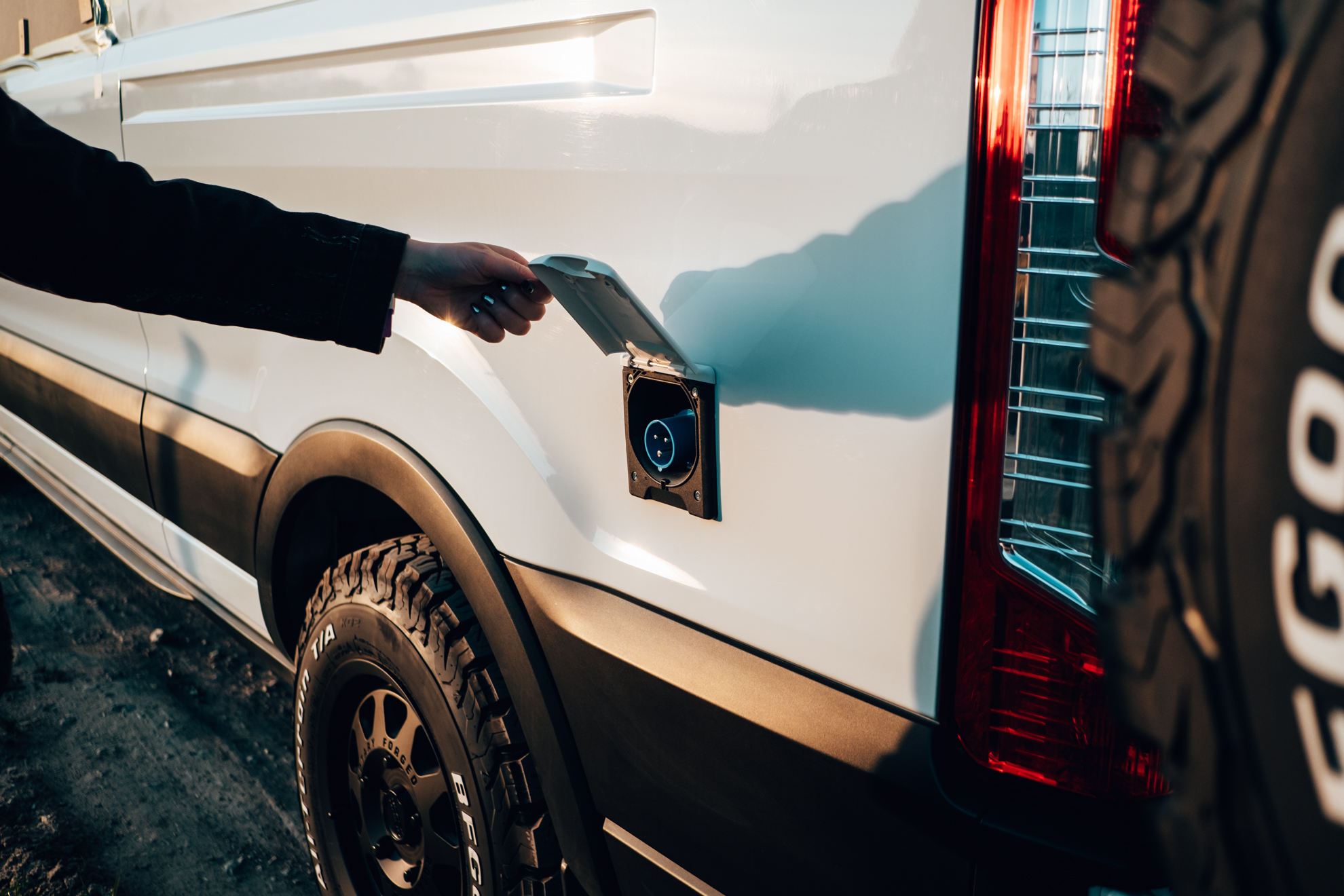 Prise extérieure camping