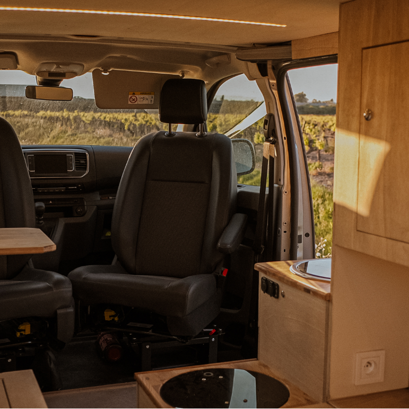 Embase siège passager