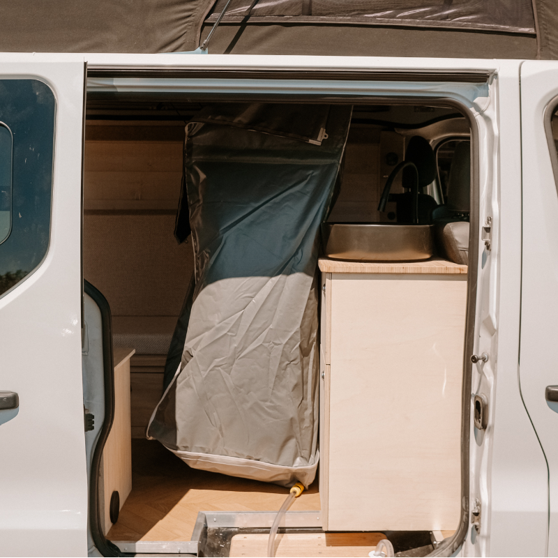 Cabine de douche amovible