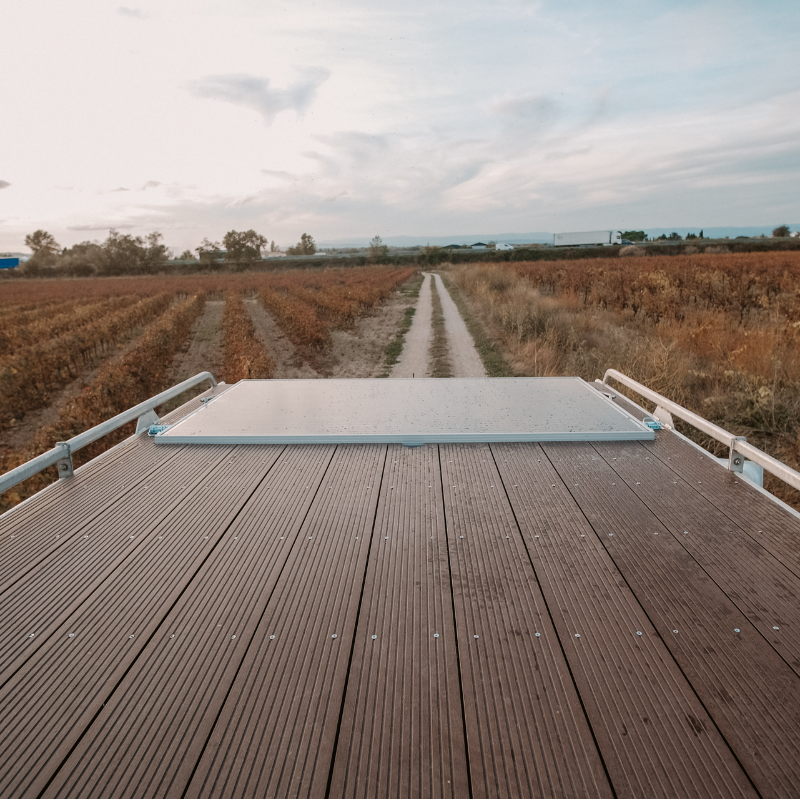 Lames de terrasse pour galerie
