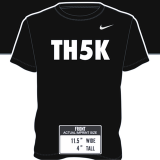 Short Sleeve "TH5K" Nike Dri-Fit Shirt