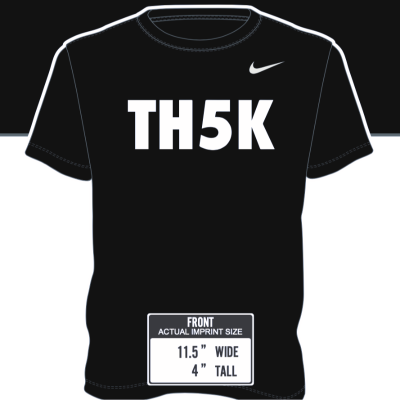 Short Sleeve "TH5K" Nike Dri-Fit Shirt Main Image