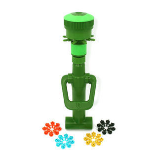 PRE-ASSEMBLED MULTI FLOW BUBBLER IRRIGATION MANIFOLD | 1" T | 2, 6, 10, 20, 30 GPH PER PORT