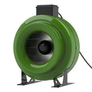 QUIET 10 INCH 810 CFM INLINE DUCT VENTILATION FAN WITH VARIABLE SPEED CONTROLLER HYDROPONICS GROW AIR CIRCULATION, 10"