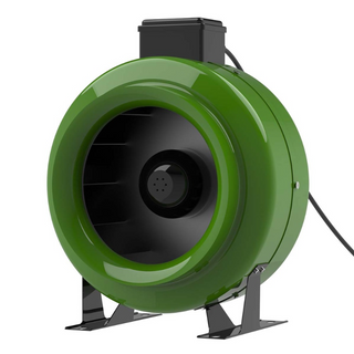 QUIET 8 INCH 720 CFM INLINE DUCT VENTILATION FAN WITH VARIABLE SPEED CONTROLLER HYDROPONICS GROW AIR CIRCULATION, 8"