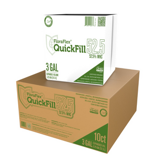 3 GAL QUICKFILL™ | 52.5% WHC | EXPANDABLE ORGANIC COCO COIR PLANT MEDIUM | 10PK